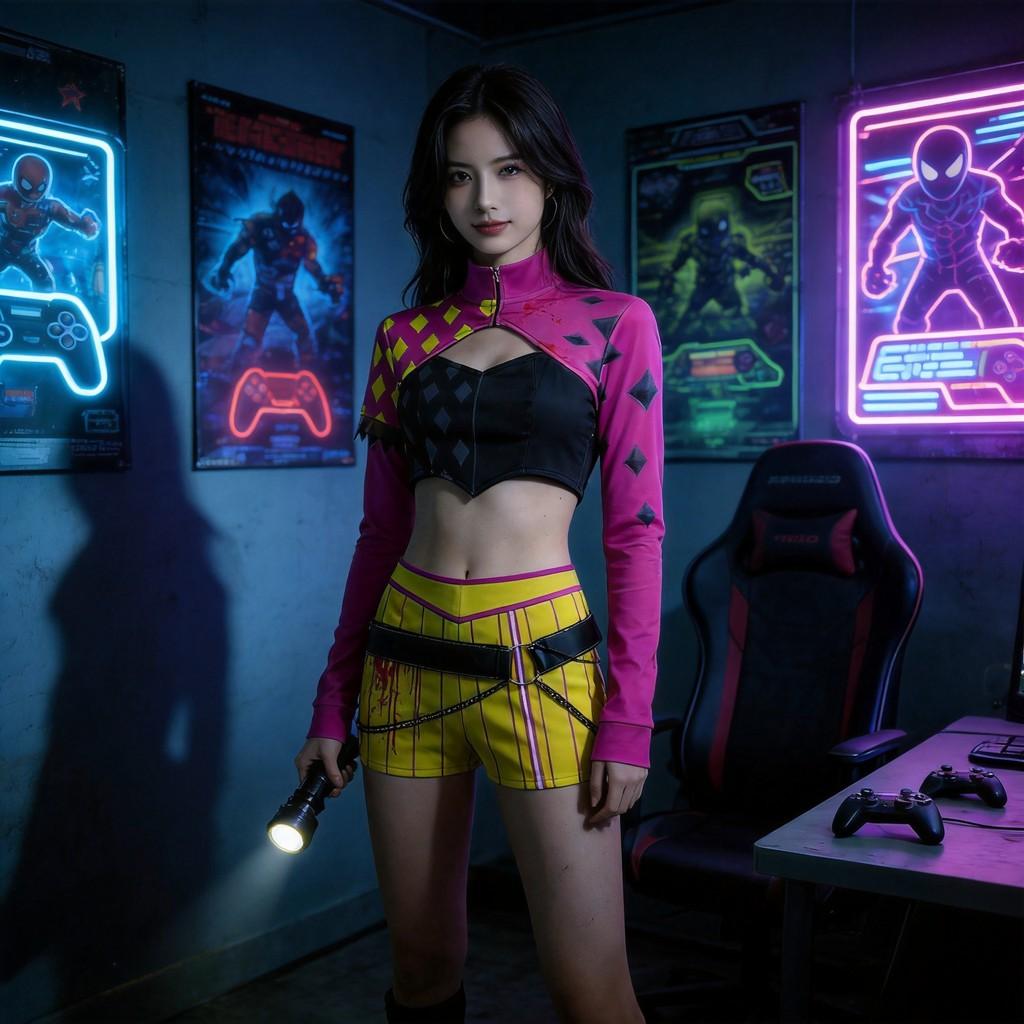 Costume Cosplay Dead By Daylight Per Mina Cosplayer Festa di Halloween Con Tessuto in Poliestere Per Adulti