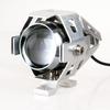 Electric Motorcycle LED Headlight with Laser Cannon and Angel Eye for Scooter Modification (U1-U7 Models)