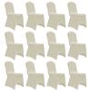Day and Night - Day and Night Elastic Chair Cover 12 Units Cream
