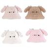 Soft Fleece Winter Hat With Rabbit Ears Flaps Bucket Hat For Cold Weather Outdoor Activity And Daily Commute