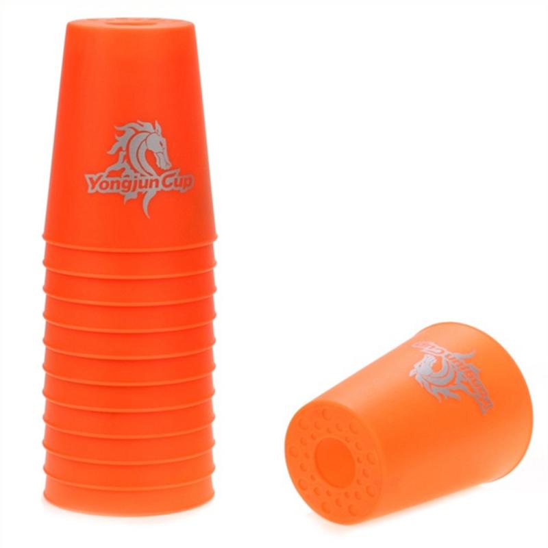 12 Teile/satz Sport Stapeln Tassen Yj Sport Fliegen Racing Cup Geschwindigkeit Tassen Pädagogisches Spielzeug Für Kinder