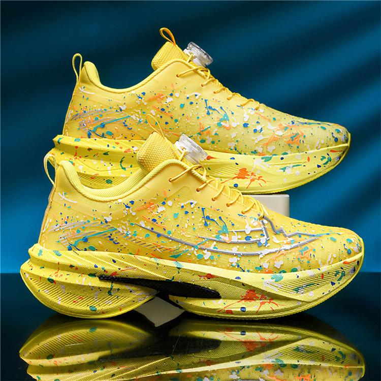 New sports shoes large size youth professional marathon running shoes carbon board fashion couple shoes running shoes