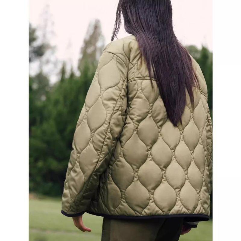 Za Autumn New Arrivals Women's Clothing Zr European and American Style Fashionable and Unique Reversible Cotton Jacket 2969240 031