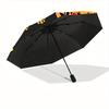 1pc Chickens Flowers Auto Open/close, All-Season Portable Folding Umbrella for Women & Men, Travel, Everyday, Formal Events - Compact Luxury Parasol,