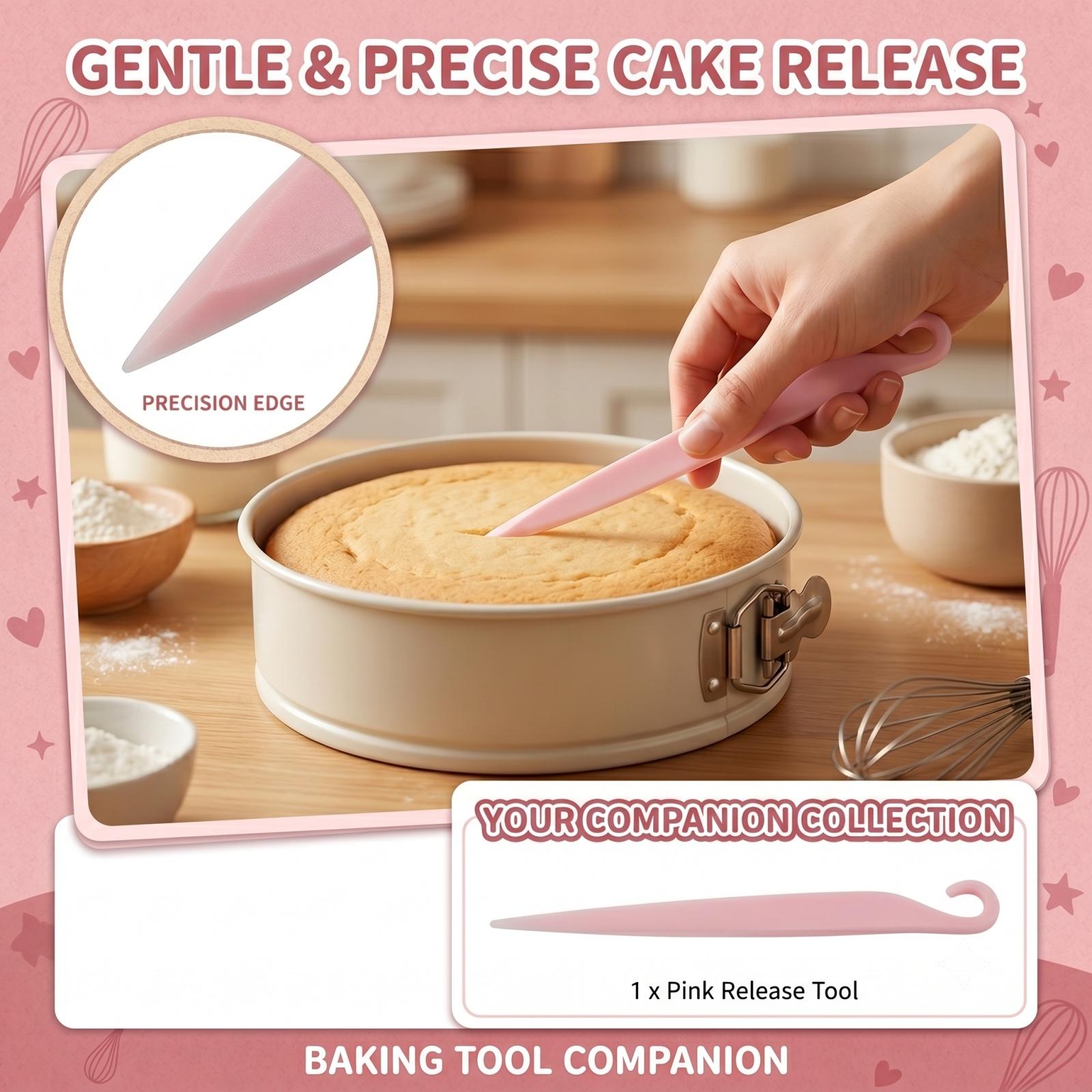 Plastic Release Spatula for Non-Stick Baking Tools One Size