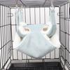 Hamster Hammock Double Layers Flannel Pet Hanging Bed Swing Warm Nest Small Pet Sleeping House for Winter Fall