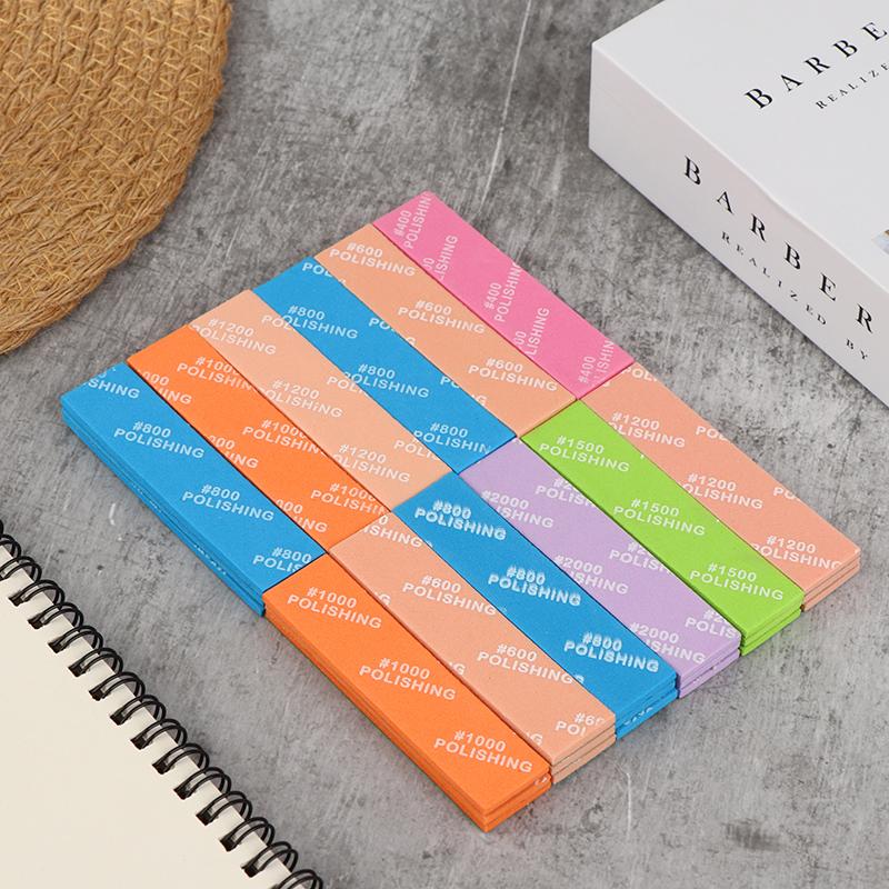 9 Stück MS-E400-2000 Halbflexible Schleifstäbchen Für Modellbauwerkzeuge Kunststoff-Modellpoliturstäbchen Hobby DIY Handwerk