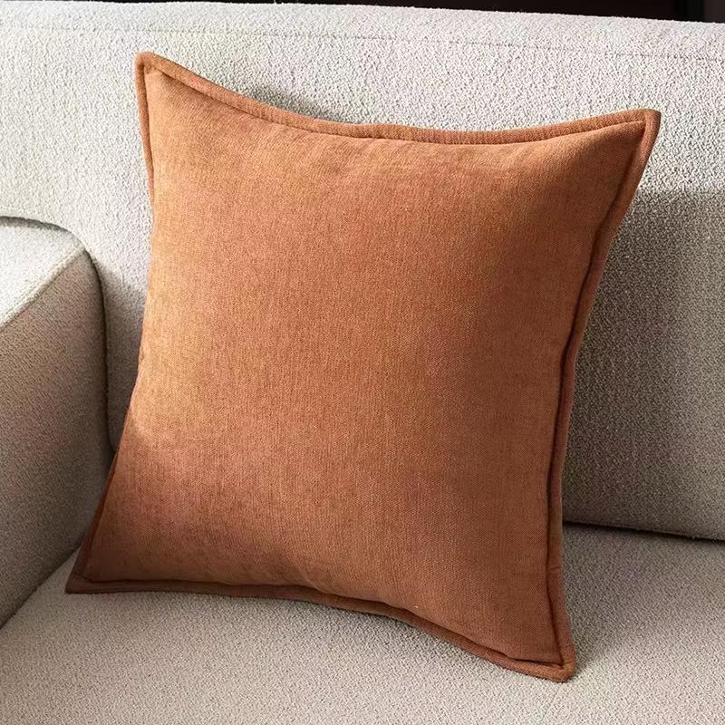 Retro Soft Chenille Throw Pillow Covers Elegant Design for Sofa Bed Living Room Home Decor