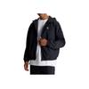 Calvin Klein Casual Hooded Loose Wrinkled Long Sleeve Windbreaker Men Outerwear Black J30J325106-BEH