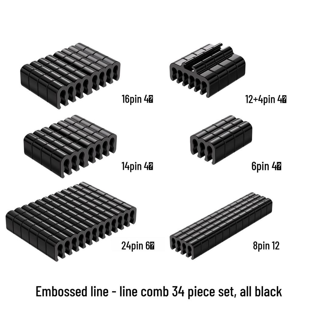 Acrylic Cable Management Comb for Motherboard and Graphics Card