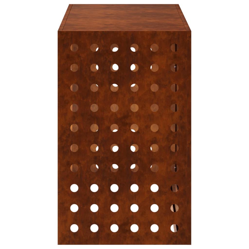 Air Conditioner Cover Rust Look 110 x 50 x 80 cm
