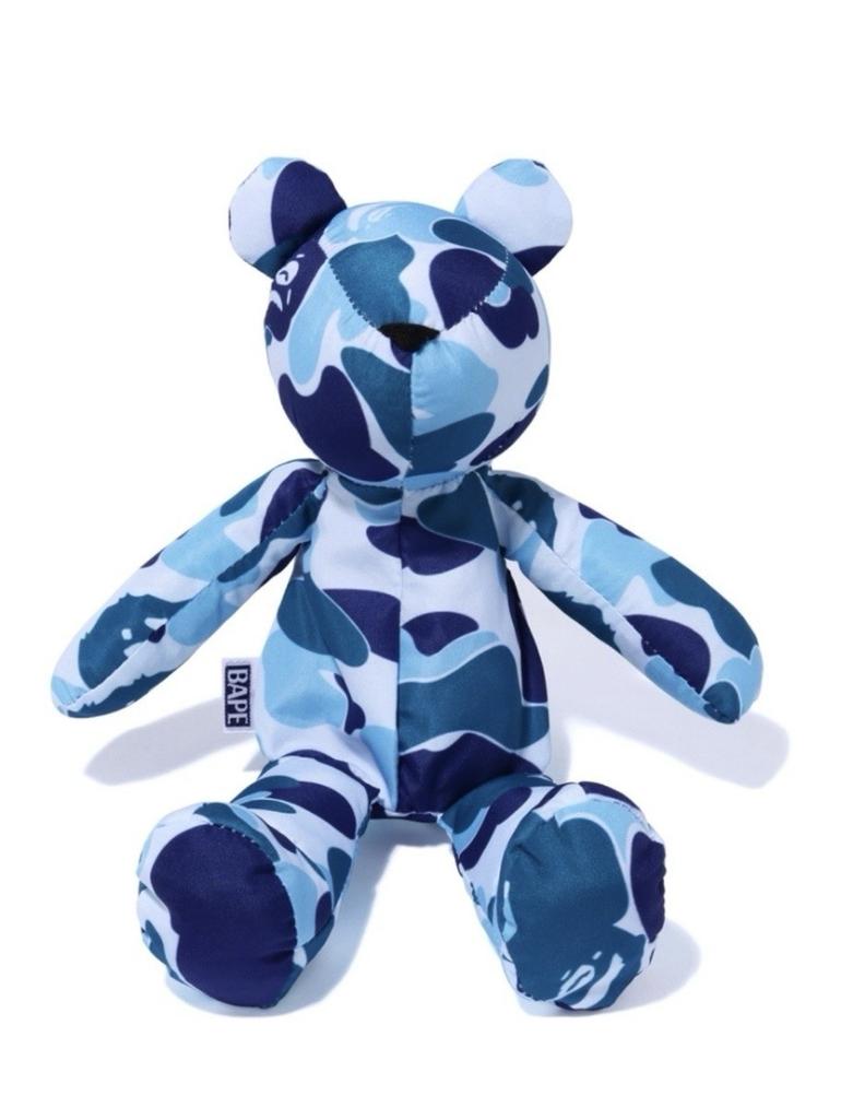 Authentic Bathing Ape Bape ABC Camo Bear Eco Bag Blue Small