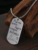 Stainless Steel Keychain and Necklace, A Gift for Your Loved One, Carved  Two Cats Badge