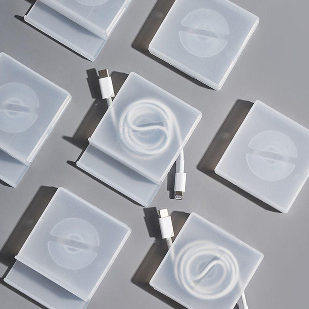 Plastic Cord Management Tangle-Free USB Cable Winder Desktop Cable Organizer  Home Office