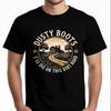 Plus Size Summer Man Tshirt Dusty Boots Farm Scene With Red Barn And Dirt Road Short Sleeve Soft Oneck Top Tees Cotton Tshirt