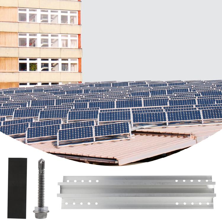 Roof Mount Solar Panel Short Rail Solar Panel Mounting Bracket Easy to Install