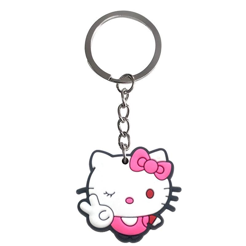 HelloKitty Keychain Soft Rubber Pendant - Small Gift Accessory
