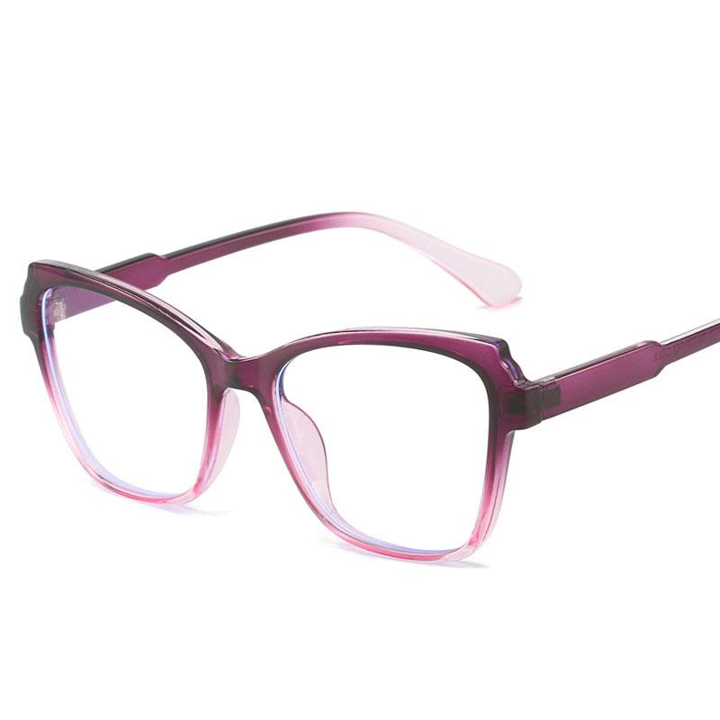 Butterfly Shape Eyeglass Frame Vintage Stylish Blue Light Blocking Men's Frame Glasses European American Female Glass