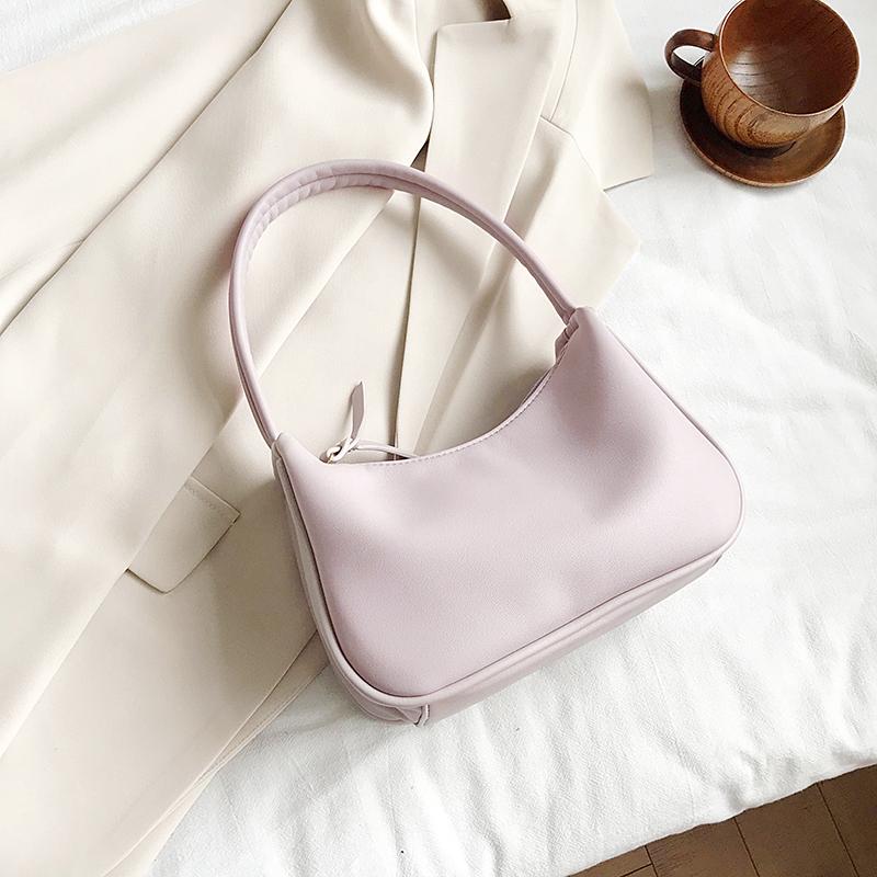 

Модная женская сумка через плечо, модная однотонная текстурированная искусственная кожа, простые женские сумки, популярная сумка большой емкости (20cm<Max Length<30cm)