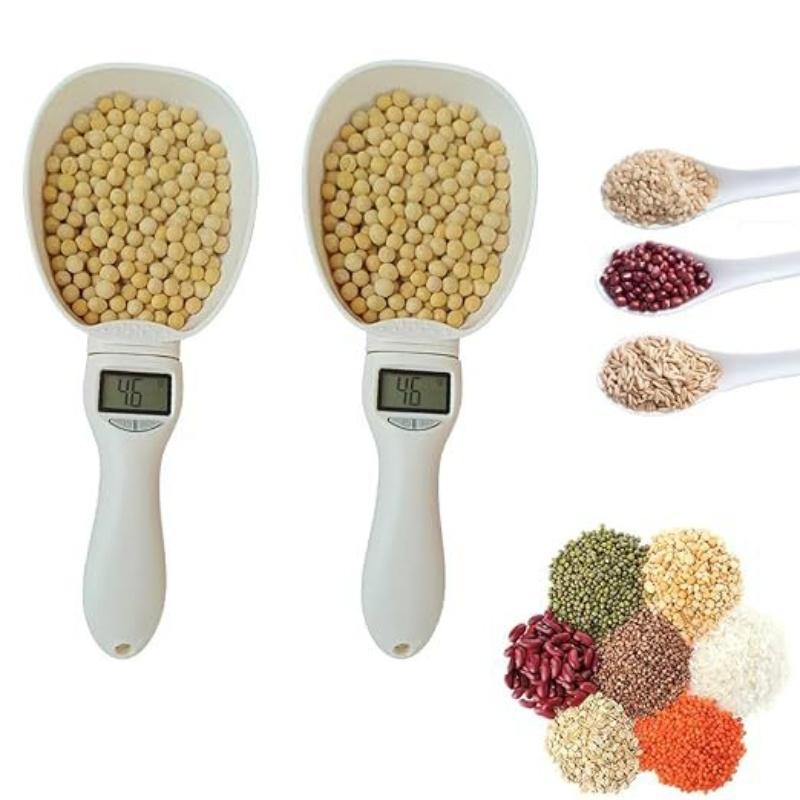 Pet Food Measuring Spoon Scale, Kitchen Digital Food Measuring Spoon, Suitable for Cat and Dog Food Measuring Spoon