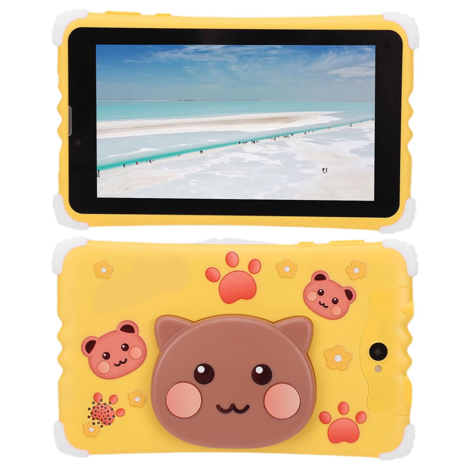 

Kids Tablet Support for 7 Inch 128GB Expandable WiFi Tablet with Shockproof Case Parental Control Function