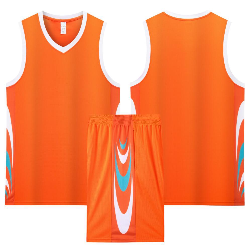 Men's Quick-Dry Breathable Basketball Uniform with Customized Team Letters and Numbers