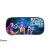 Huntrix Kpop Printing Peripheral Soft Pencil Bag Witch Hunter School Student Pencil Stationery Case
