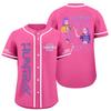 Children's Casual Cartoon Print Short-sleeved Baseball Jerseys Children's Sportswear Top