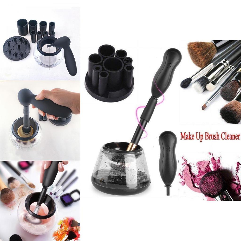 Electric Cosmetic Makeup Brush Cleaner Dryer For Efficient Cleaning And Drying