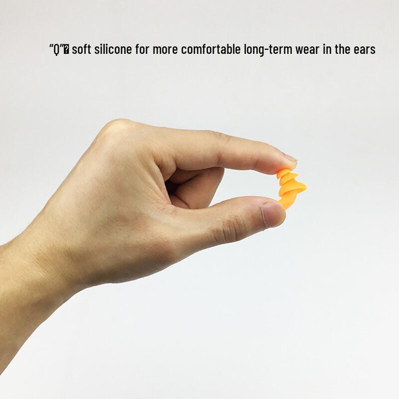 CNMF 897 Industrial Noise-Cancelling Silicone Earplugs with Cord