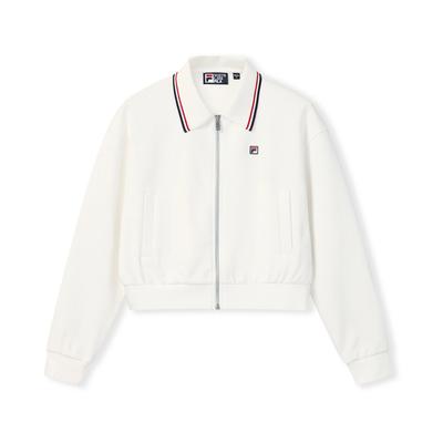 Heritage Fashion Klassisch Einfach Lässig Bequem Vielseitig Jacke Damenjacken Wolkenweiß F11W628504FWT