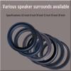 Speaker Surround Repair Parts: Foam, Rubber, Cloth; Available In 2-line, 3-line for 6.5", 8", 10", 12", 15" Sizes.