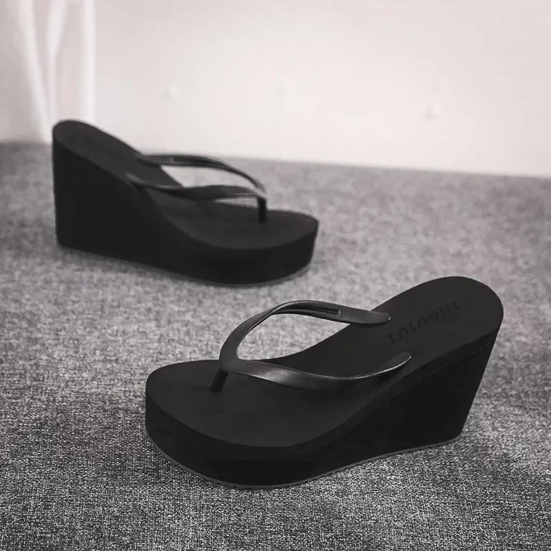 Womens Shoes Comfort Summer Women Wedge Platform Slippers Outdoor Sports Beach Flip Flops Opened Toe Casual Shoes 2025
