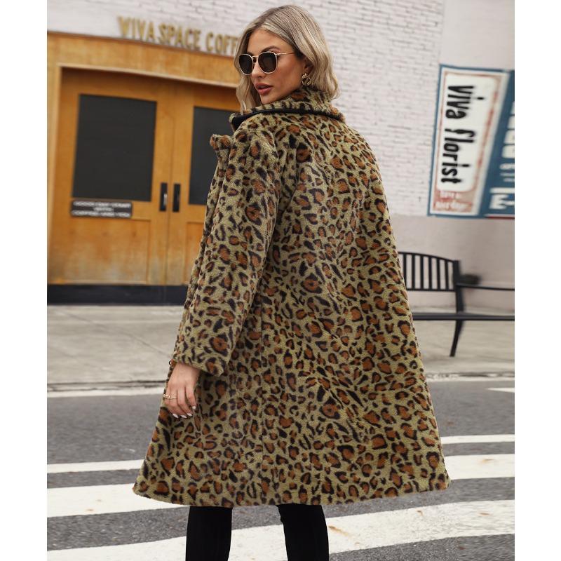 Fashion Casual Square Collar Long Coat Autumn and Winter