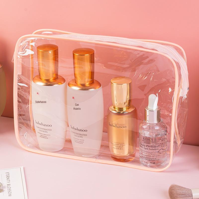 Waterproof Outdoor PVC Travel Makeup Bag with Zipper
