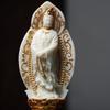 Imitation Ivory Guanyin Bodhisattva Statue Chinese Buddhism   Feng Shui Decoration Home  Buddhist Altar Ornament