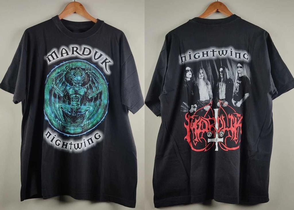 Marduk Metal Band Nightwing Album T-shirt SE628