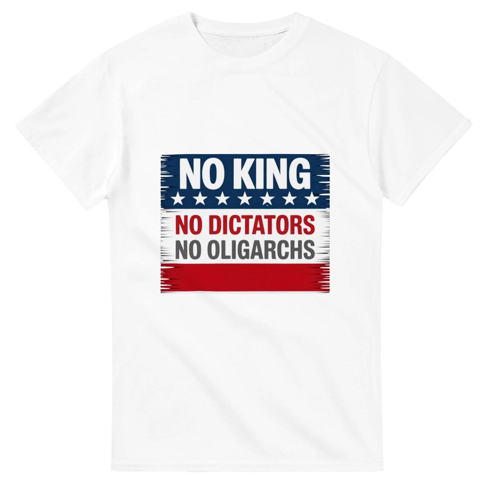 No Kıng No Dıctators Heavyweight Unisex Crewneck T shirt | Gildan® 5000 S
