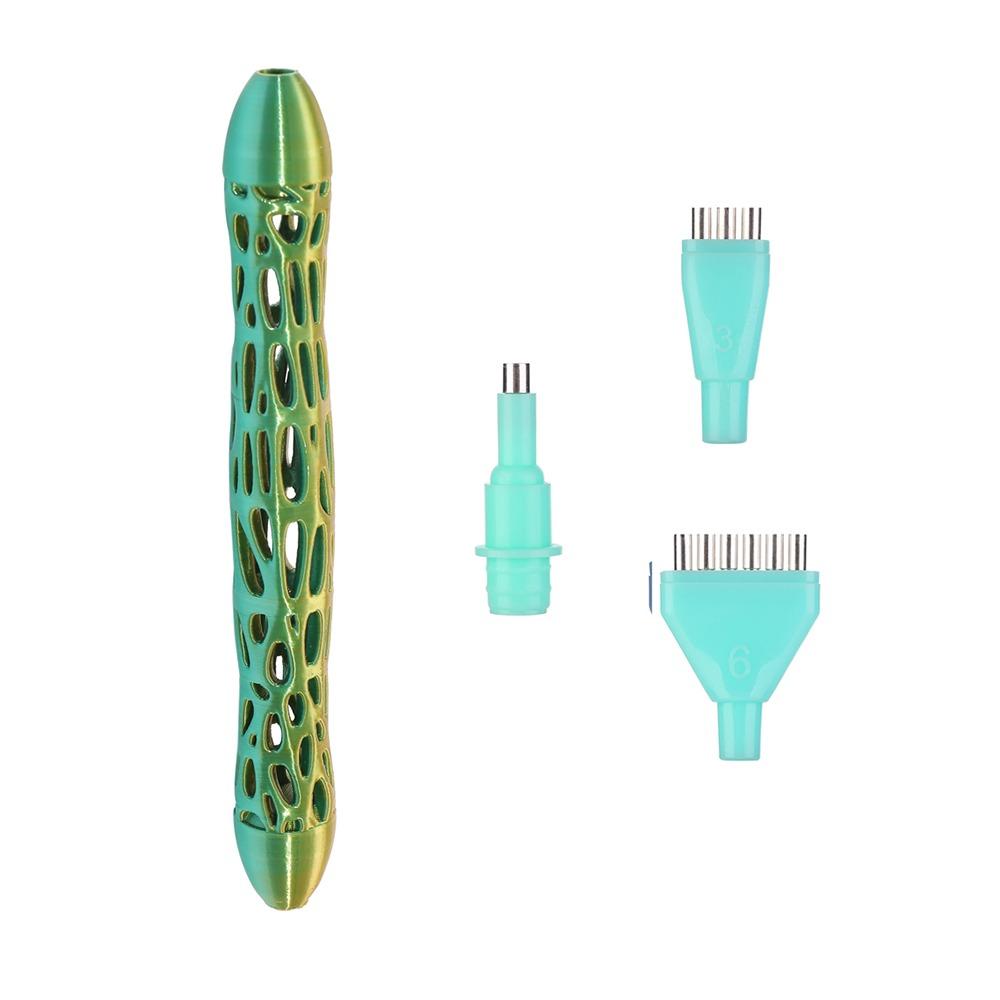 Replacement Pen Heads 5D Diamond Painting Pen Kit DIY Craft Embroidery Diamond Painting Tool with 3 Multifunctional Pen Tips