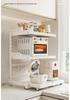 Multi-Functional Kitchen Microwave and Rice Cooker Storage Rack