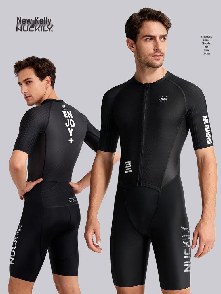 Men's Quick-Dry Triathlon Suit: Cycling, Running, Swimming