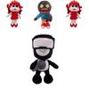 Cozy And Colorful Friday Night Funkin Plush Toy Featuring Fnf Girlfriend And Whitty Stuffed Doll