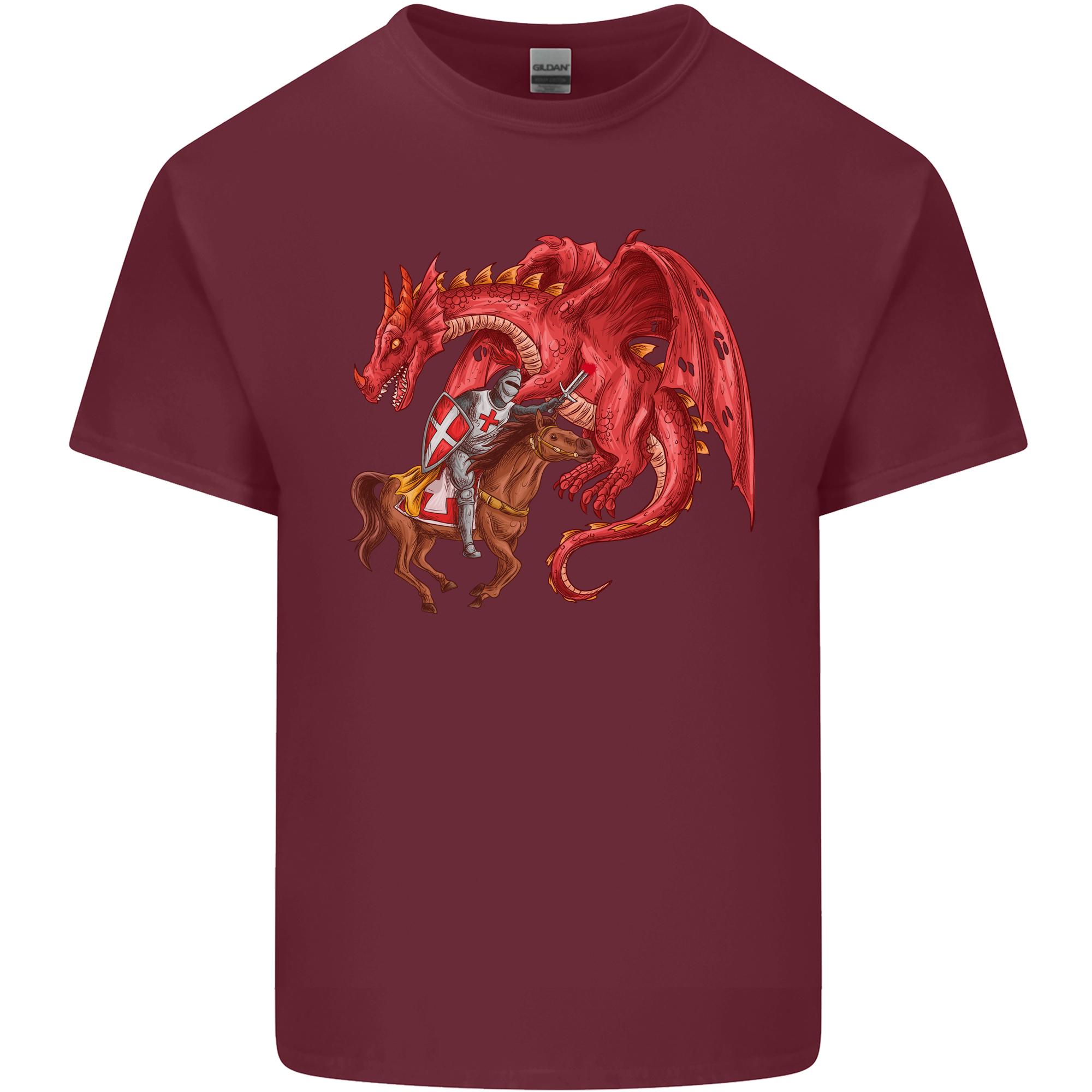 St George Killing a Dragon Unisexs Light Cotton TShirt S