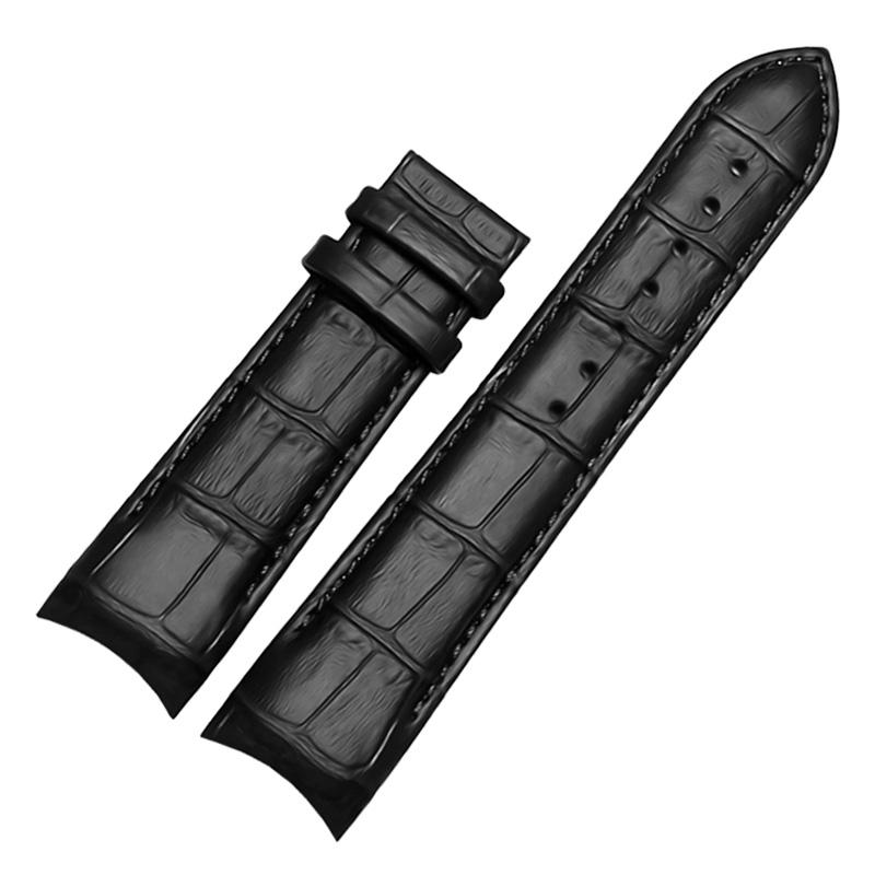 22mm 23mm 24mm Gebogenes Ende Kalbsleder Uhrenarmband Für Tissot Uhr Armband 1853 COUTURIER T035627A T035407A T035439 Herrenarmband