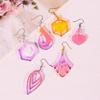 Earring Pendant Silicone Mold Heart DIY Epoxy Resin Mould Jewelry Making Tools