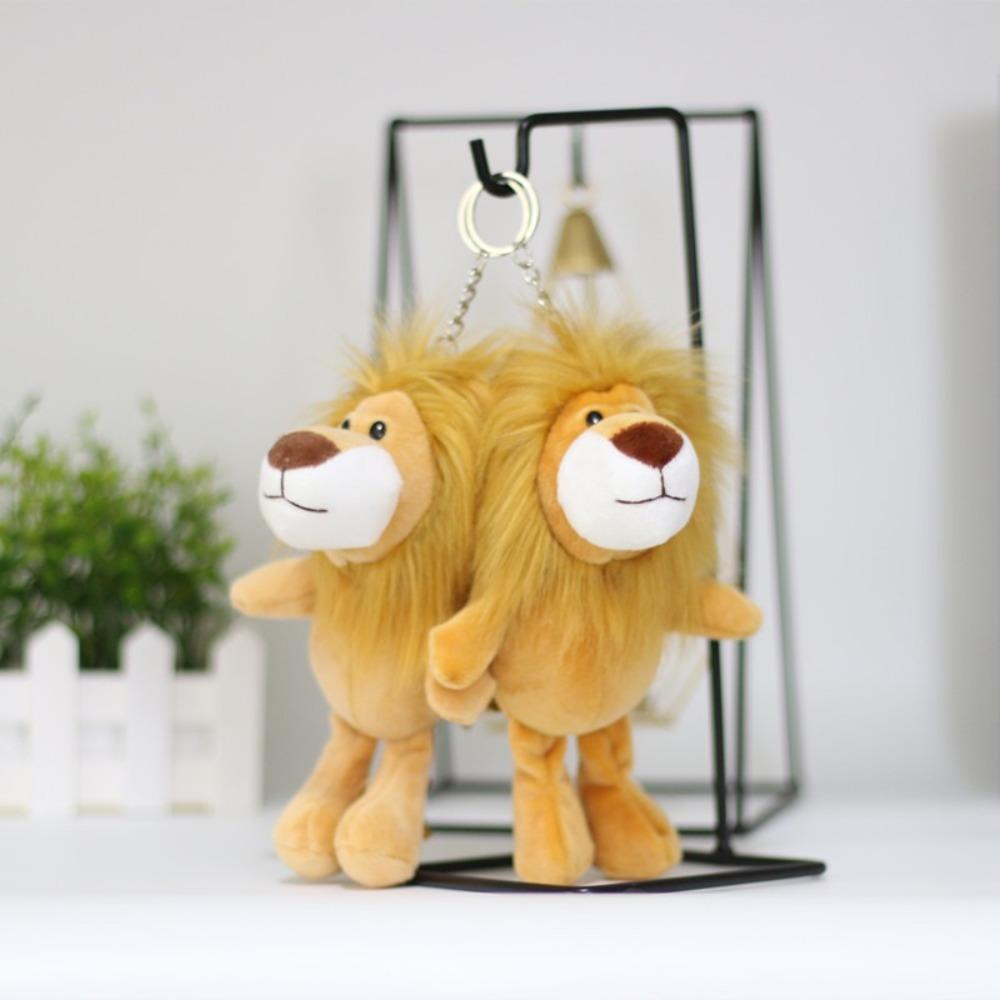 Giraffe Key Ring Bag Pendant Lion Ornament Plush Keychain Animal Plush Toy Stuffed Toys Plush Dolls