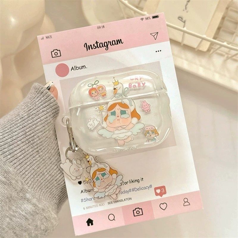 Angel crying baby is suitable for AirPods 1 generation bluetooth protective case airpodspro1 earphone cover Huaqiang North 1st generation
