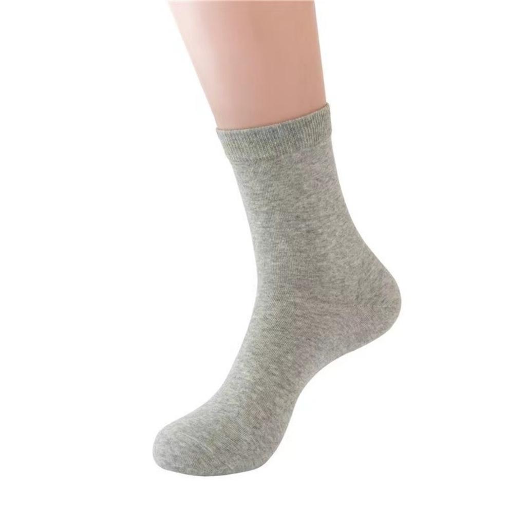 10/5/3/2/1 Paar Herren Leichte Atmungsaktive Mittelhohe Socken - Einfarbige Serie, Alltags- und Business-Essentials, Bequemer Stil, Klassisches Design
