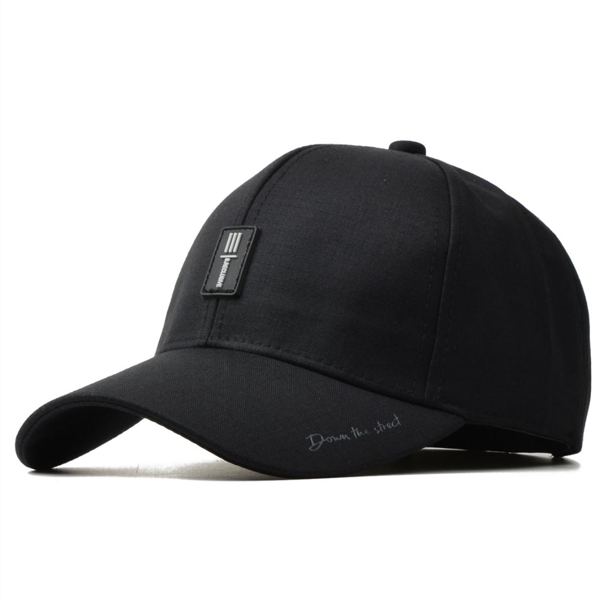 

NORTHWOOD однотонные бейсболки для мужчин и женщин хип-хоп шляпы для папы уличные дальнобойщики Snapbacks 56-60 cm чёрный