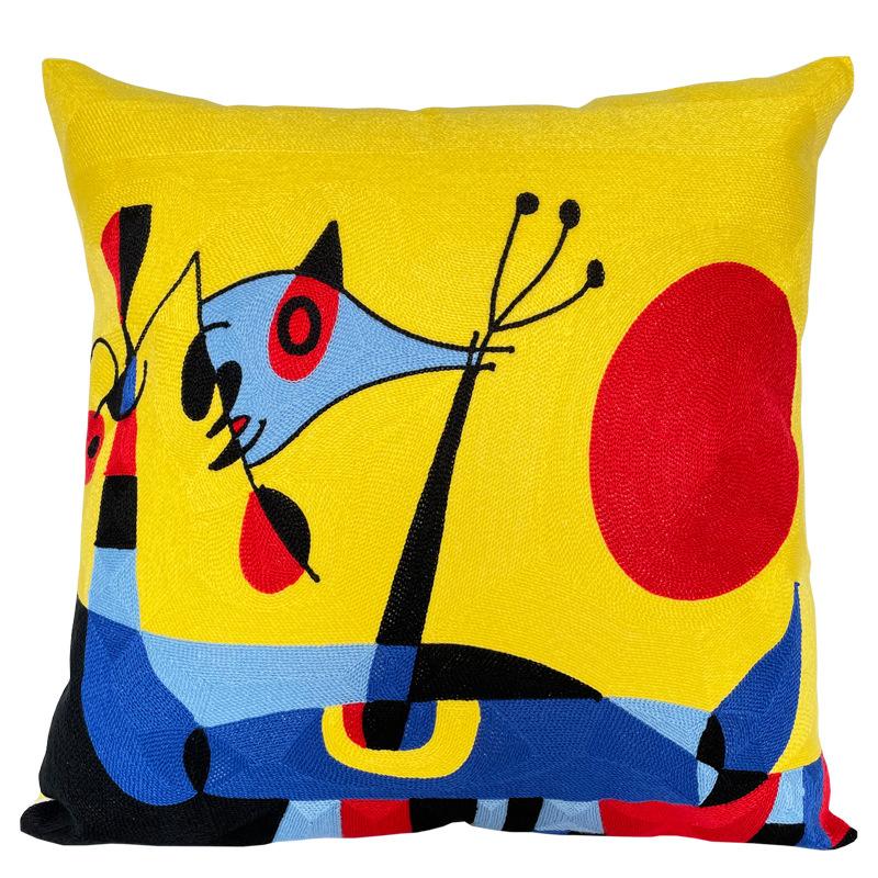 

Абстрактний Ван Гог Мяу Повна Вишивка Вишивка Пікассо Наволочка Приліжкова Автомобільна Подушка 45 * 45Cm (pillowcase + pillow core)